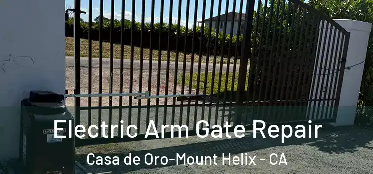 Electric Arm Gate Repair Casa de Oro-Mount Helix - CA