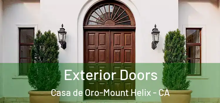 Exterior Doors Casa de Oro-Mount Helix - CA