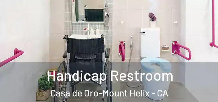 Handicap Restroom Casa de Oro-Mount Helix - CA