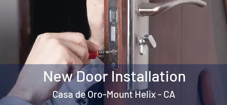 New Door Installation Casa de Oro-Mount Helix - CA