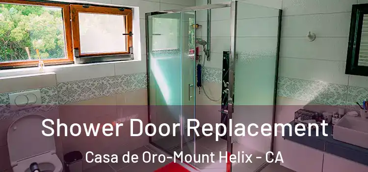 Shower Door Replacement Casa de Oro-Mount Helix - CA